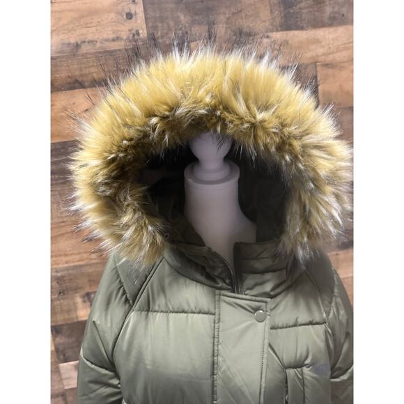 Vans- Green- Long Puffer Coat- Size XL W - Picture 2 of 7